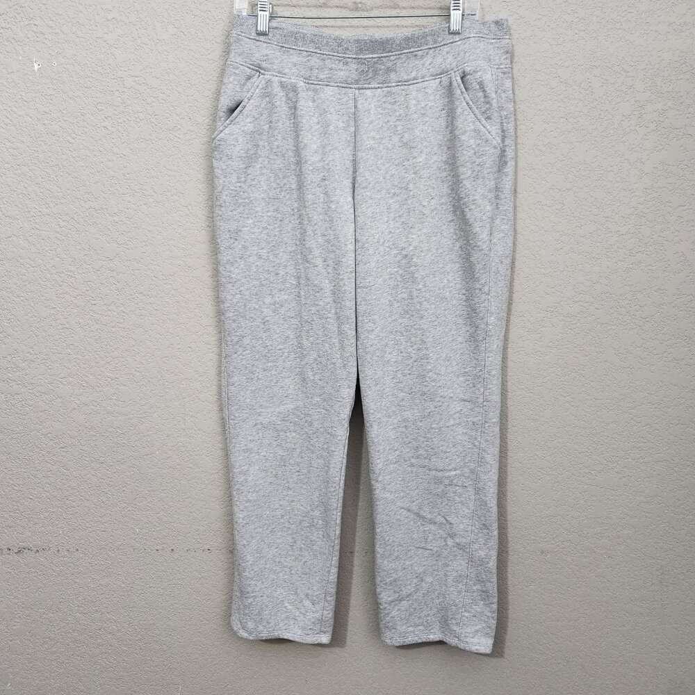 Tek Gear Sweatpants Womens Large Relaxed Fit Gray Ultra Soft Fleece